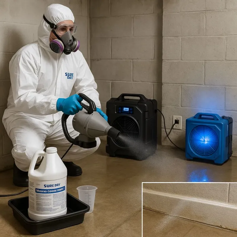 Sanitization and Odor Removal process in Rockville, CT