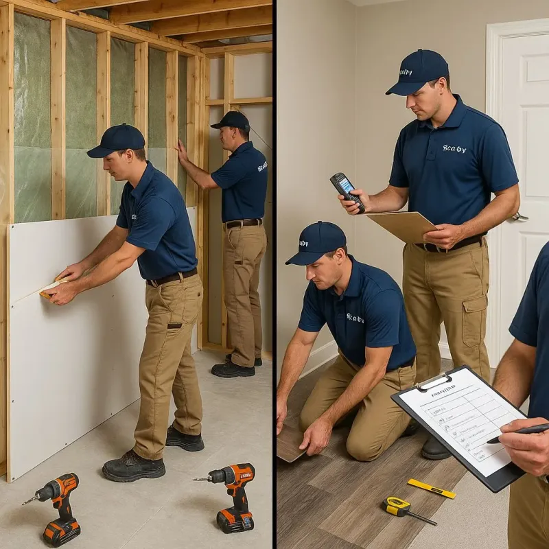 Repairs and Reconstruction process in Rockville, CT